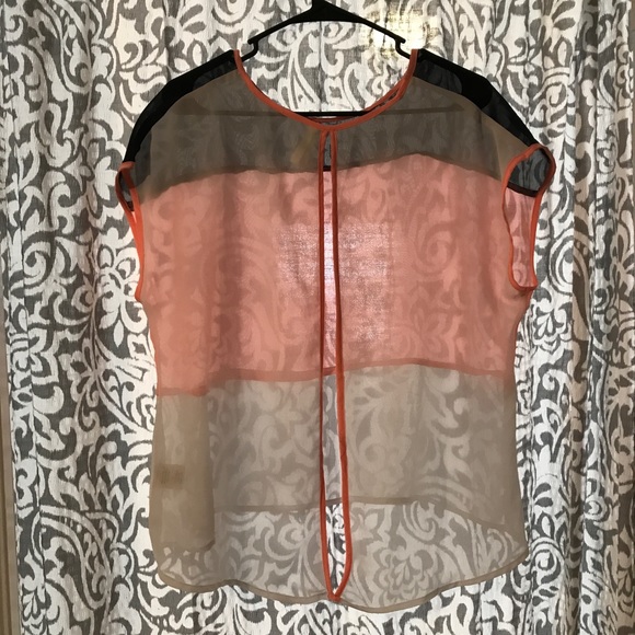 Live 4 Truth Color Block Sheer Top - Picture 4 of 5